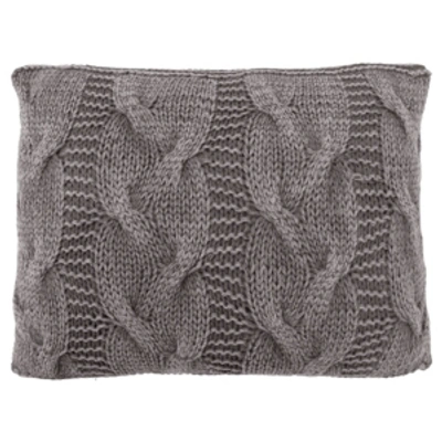French Connection Hailey 18" X 22" Decorative Throw Pillows Bedding In Charcoal