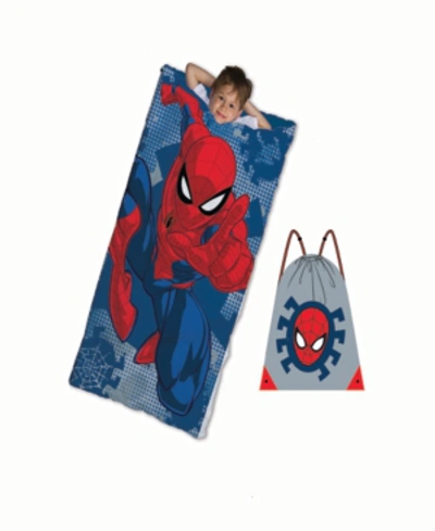 Marvel Spiderman Slumber Sack Bedding In Multi