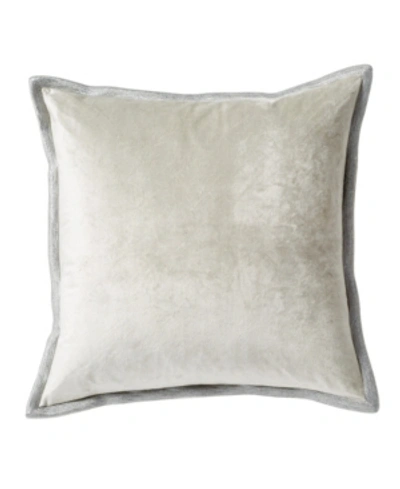 Michael Aram Velvet Metallic Embroidered Decorative Pillow, 18 X 18 In Seafoam
