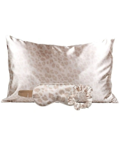 Kitsch Satin Sleep Set In Cream