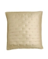 Donna Karan Essential Silk Euro Sham Bedding In Gold