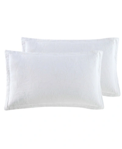 Tommy Bahama Solid Costa Sera King Sham Bedding In White