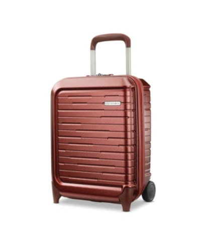 Samsonite Silhouette 16 Hardside Underseater 2 Wheel Carry-on In Cabernet Red
