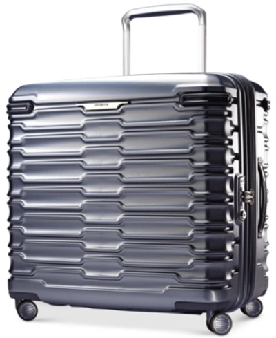 Samsonite Stryde Hardside Long Journey Glider In Blue Slate