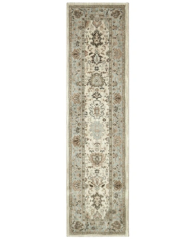 Karastan Euphoria Adare Cream 2'4" X 7'10" Runner Rug In Ivory,cream