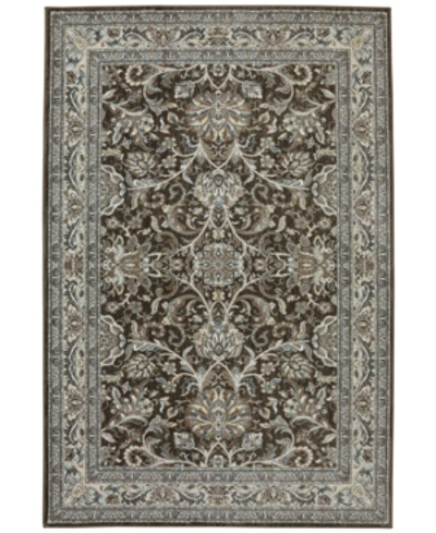 Karastan Euphoria Newbridge 6'6" X 9'6" Area Rug In Brown