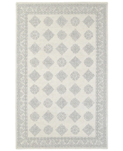 Oriental Weavers Closeout!  Manor 81207 3'6" X 5'6" Area Rug In Grey/beige