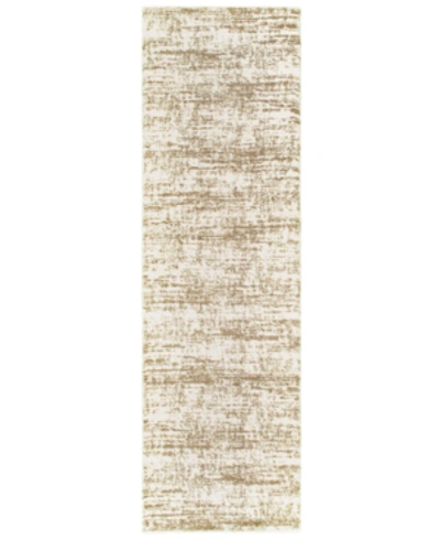 Oriental Weavers Verona Shag 1803 2'3" X 7'6" Runner Area Rug In Ivory,taupe
