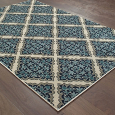 Oriental Weavers Closeout!  Linden 7816b 6'7" X 9'6" Area Rug In Blue