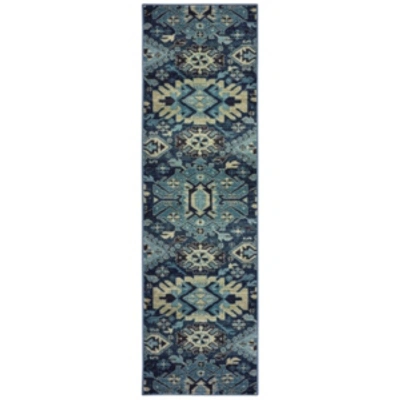 Oriental Weavers Closeout!  Linden 4302a 2'3" X 7'6" Runner Area Rug In Blue