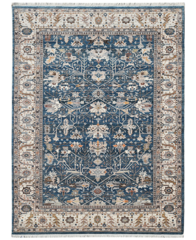 Amer Rugs Arcadia Arc-5 Blue/ivory 2' X 3' Area Rug In Blue,ivory