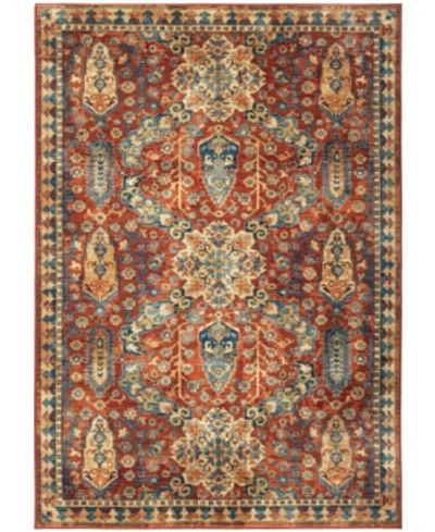 Palmetto Living Orian Alexandria Bombay Red 5'1" X 7'6" Area Rug