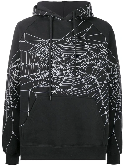 Etudes Studio Racing Hood Spider Hoodie In Black