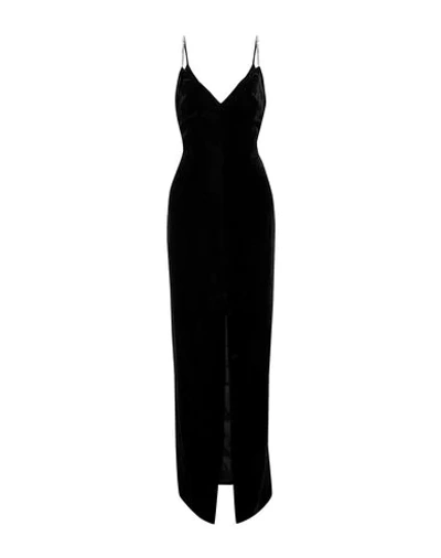 Monique Lhuillier Long Dresses In Black