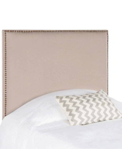 Safavieh Sona Upholstered Twin Headboard In Taupe