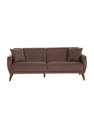Hudson Bellona Functional Sofa In A Box In Brown