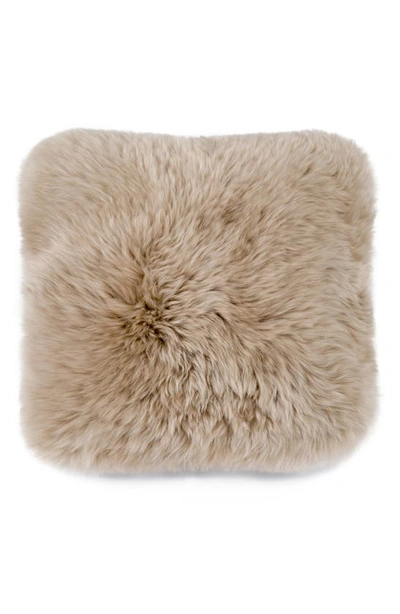 Ugg Sheepskin Decorative Pillow, 18 X 18 In Sand
