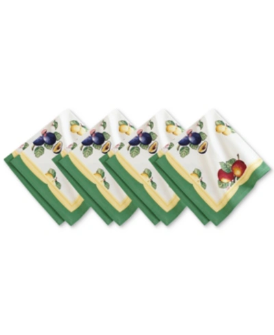 Villeroy & Boch French Garden Napkins, Set Of 4 In Multi