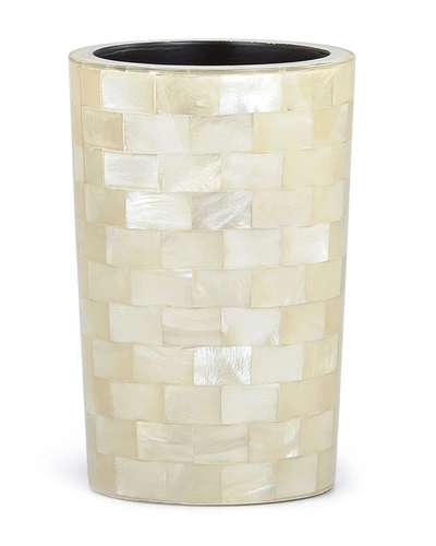 Labrazel White Agate Toothbrush Holder In Opalescent Ivory