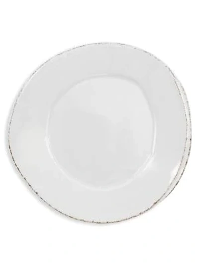 Vietri Lastra Salad Plate In Light Gray