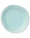 Vietri Incanto Stone Stripe Dinner Plate, Aqua