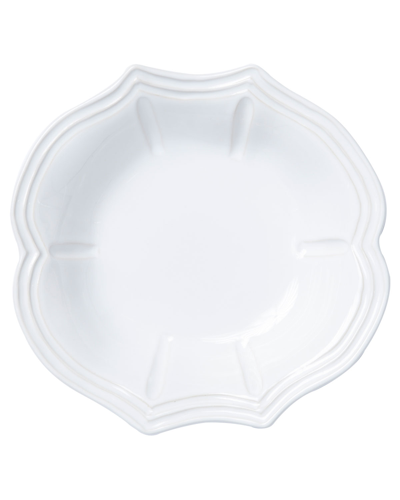 Vietri Incanto Baroque Stoneware Pasta Bowl In White