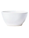 Vietri Aurora Snow Cereal Bowl In White