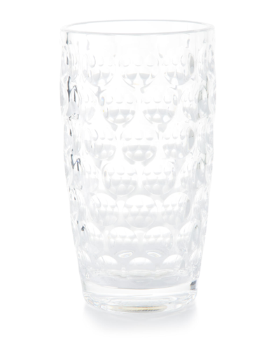 Mario Luca Giusti Acrylic Lente Highball Glass In Clear