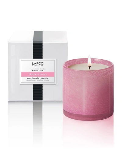 Lafco Duchess Peony Signature Candle - Powder Room