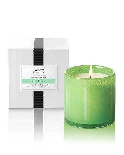 Lafco Mint Tisane Signature Candle, 15.5 Oz./ 440 G In Light Green