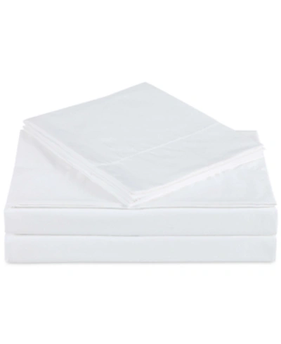 Charisma 610tc Ultra Solid Wrinkle-free Sheet Set, Queen In Bright White