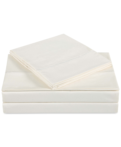 Charisma Classic Solid 310 Thread Count Cotton Sateen 4-pc. Sheet Set, California King In Almond Milk