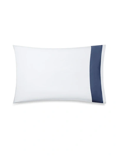 Sferra Casida Standard Pillowcase, Pair In White/delft