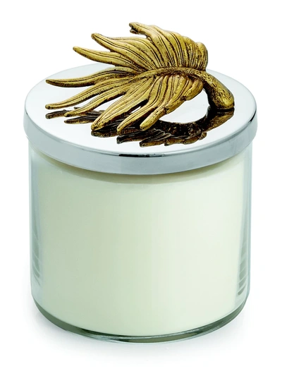 Michael Aram Palm Candle In White