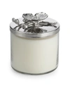 Michael Aram White Orchid Scented Candle In Silver
