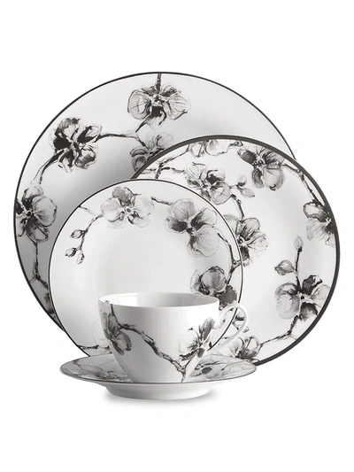 Michael Aram Black Orchid 5-piece Porcelain Place Setting In White