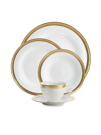 Michael Aram Five-piece Goldsmith Place Setting In White/gold