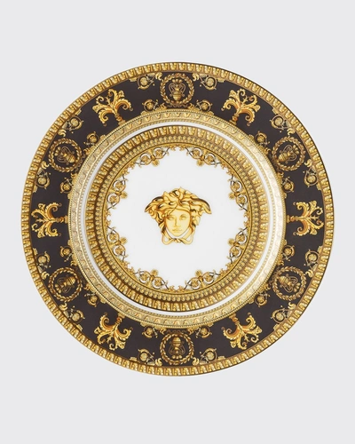 Versace By Rosenthal I Love Baroque Nero Bread & Butter Plate In Black
