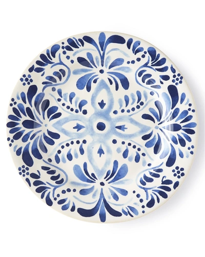 Juliska Wanderlust Iberian Journey Dessert/salad Plate In Indigo