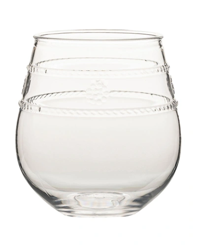 Juliska Isabella Acrylic Stemless Wine Glass In Clear