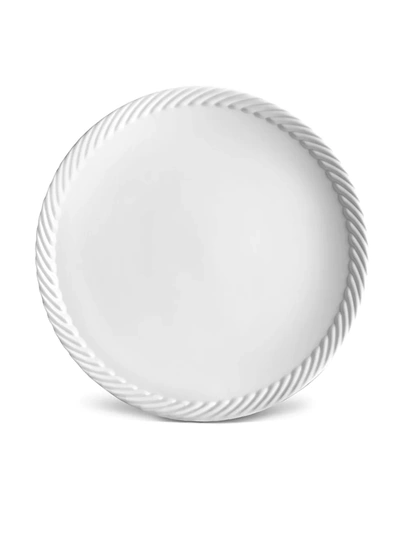 L'objet Corde Porcelain Dinner Plate In White