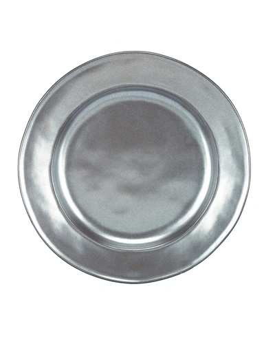 Juliska Pewter Stoneware Round Dessert Plate