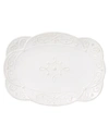 Juliska Jardins Du Monde 15" Platter In Whitewash