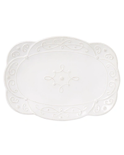 Juliska Jardins Du Monde 15" Platter In Whitewash