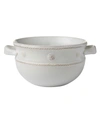 Juliska Berry & Thread 2-handle Soup/chili Bowl In White