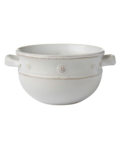 Juliska Berry & Thread 2-handle Soup/chili Bowl In Whitewash