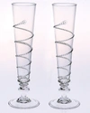Juliska Amalia Champagne Flutes/set Of 2