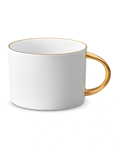 L'objet Corde Tea Cup, White/gold