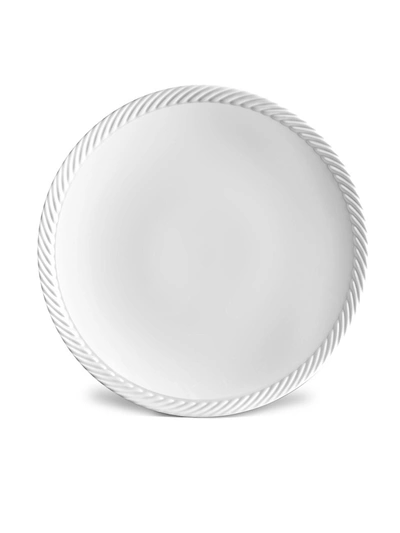 L'objet Corde Porcelain Charger Plate In White