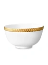 L'objet Corde Porcelain Cereal Bowl In Gold